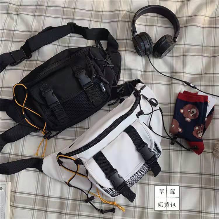 Túi Đeo Chéo Canvas Phong Cách HipHop Siêu Ngầu Thời Trang Unisex | BigBuy360 - bigbuy360.vn