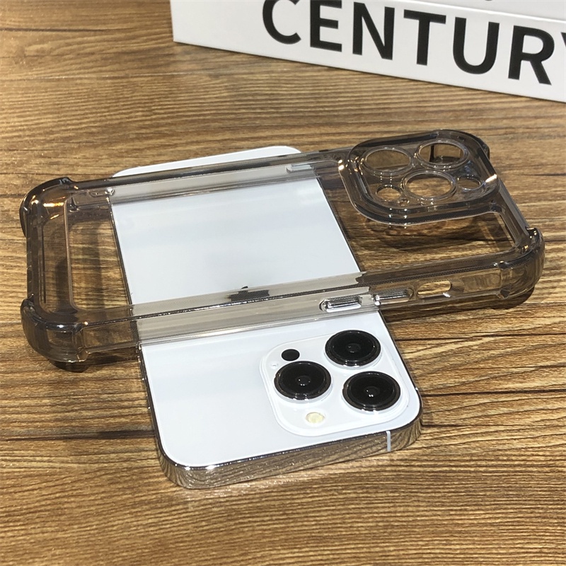 Ốp Điện Thoại Cứng Trong Suốt Có Túi Khí Chống Rơi Cho iPhone 11 12 13 Pro Max ip12 X XR Xs Max 7 8 Plus se 2020 2022