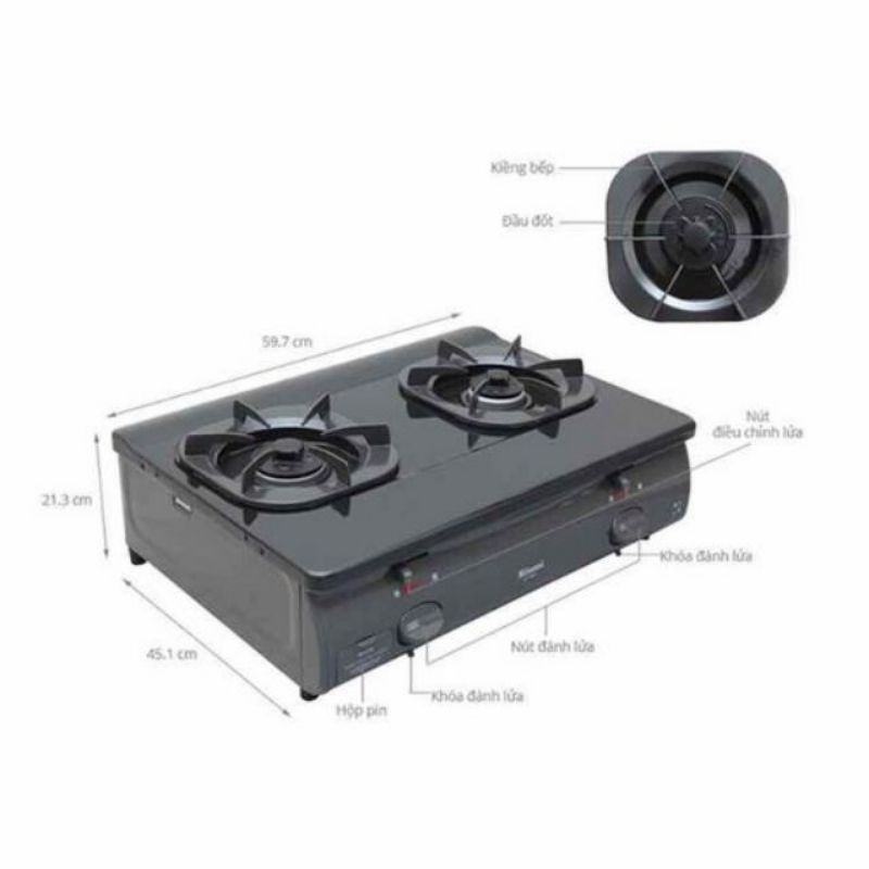 Combo 2 Mâm sen chia lửa bếp ga Rinnai RV4600, RV4600, RV4600, RV4600 2A, RV4680, RJ8600, RJ 9600E