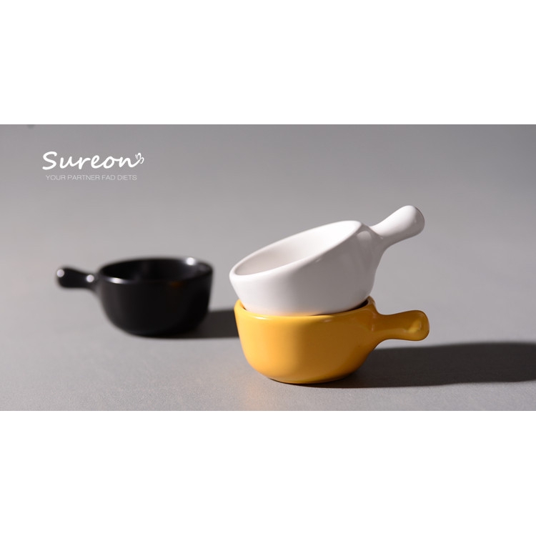 Đĩa đựng nước chấm bằng sứ nhỏ gọn