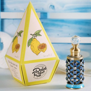 Tinh dầu nguyên chất, mẫu ether, 10ml, chanh lemon, hộp, Dalat Retro