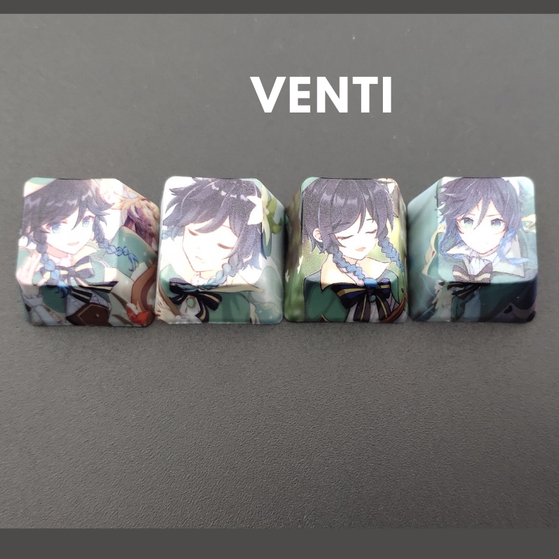 Bộ 4 Nút Bàn Phím Cơ OEM R4 In Hình Anime