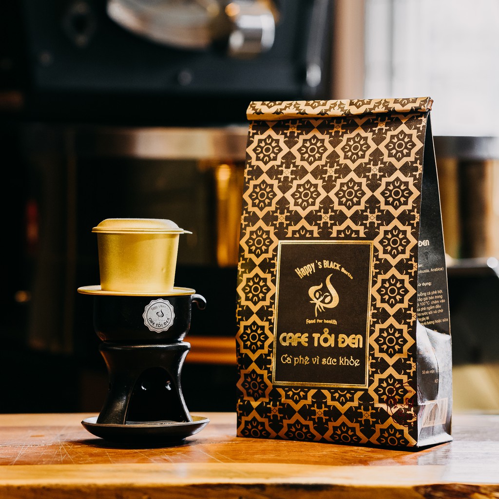 CÀ PHÊ NHÃN VÀNG - 500gr Pha phin - Tỏi Đen Coffee Roastery - Sản Phẩm Quà Tặng. | BigBuy360 - bigbuy360.vn