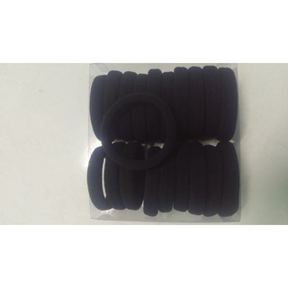 SET 5 DÂY BUỘC TÓC TRƠN MÀU ĐEN