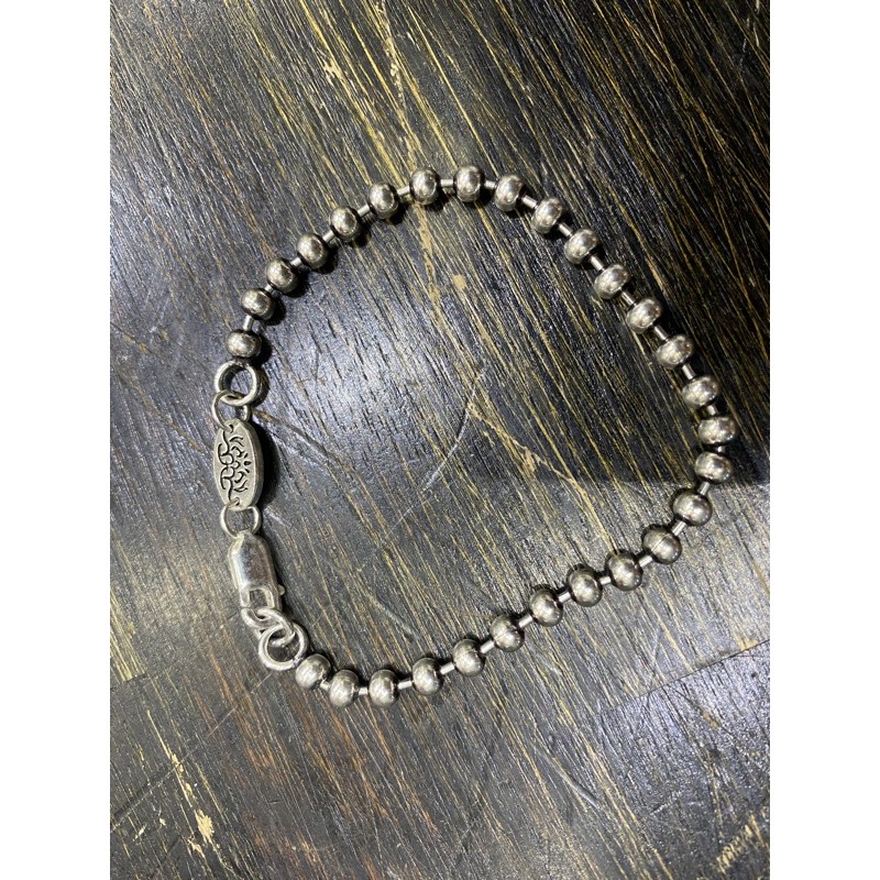 Vòng tay / Lắc tay bi bạc Hoa Sen đơn giãn Cá Tính bạc thái S925