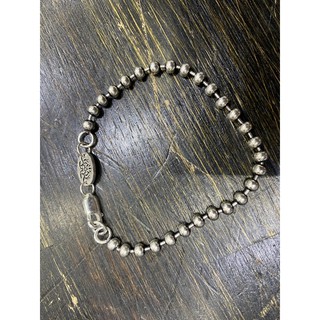 Vòng tay / lắc tay bi bạc hoa sen đơn giãn cá tính bạc thái s925