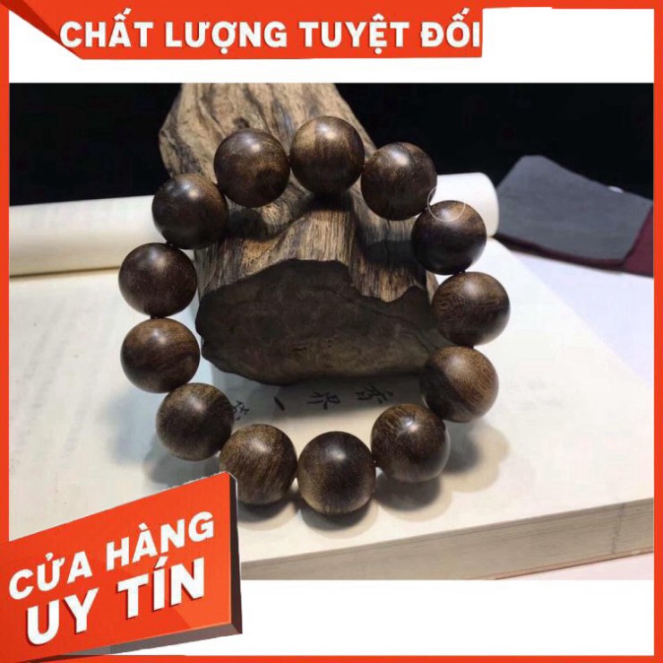 Trầm Hương Vòng Tay Vòng Trầm Hương 100% tự nhiên Mùi Thơm Vĩnh Viễn [ Tặng hộp Gấm cao cấp ]