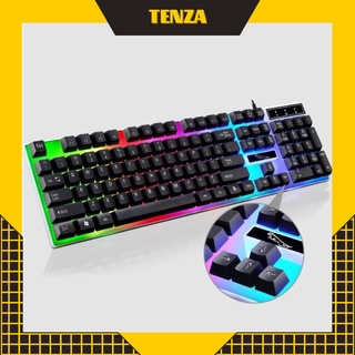 Bàn phím máy tính giả cơ gaming giá rẻ dùng cho laptop pc có dây BP01