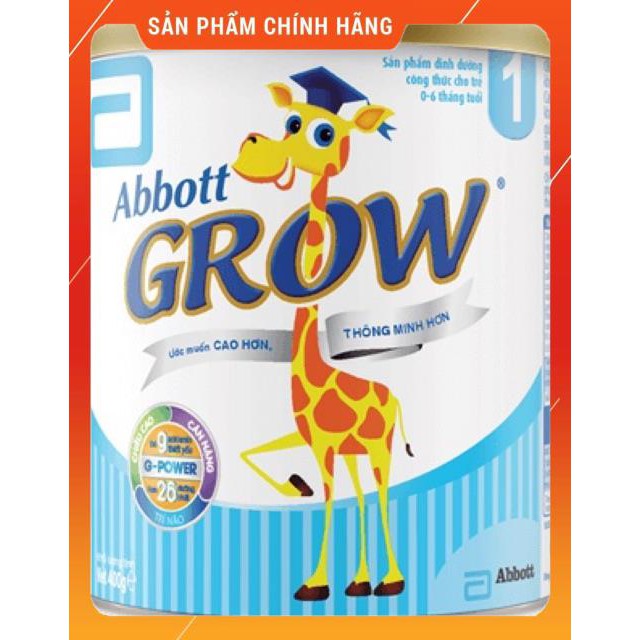 Chính HãngSữa Bột Abbott Grow 1, 2, 3, 4, 3+, 6+ 850gram