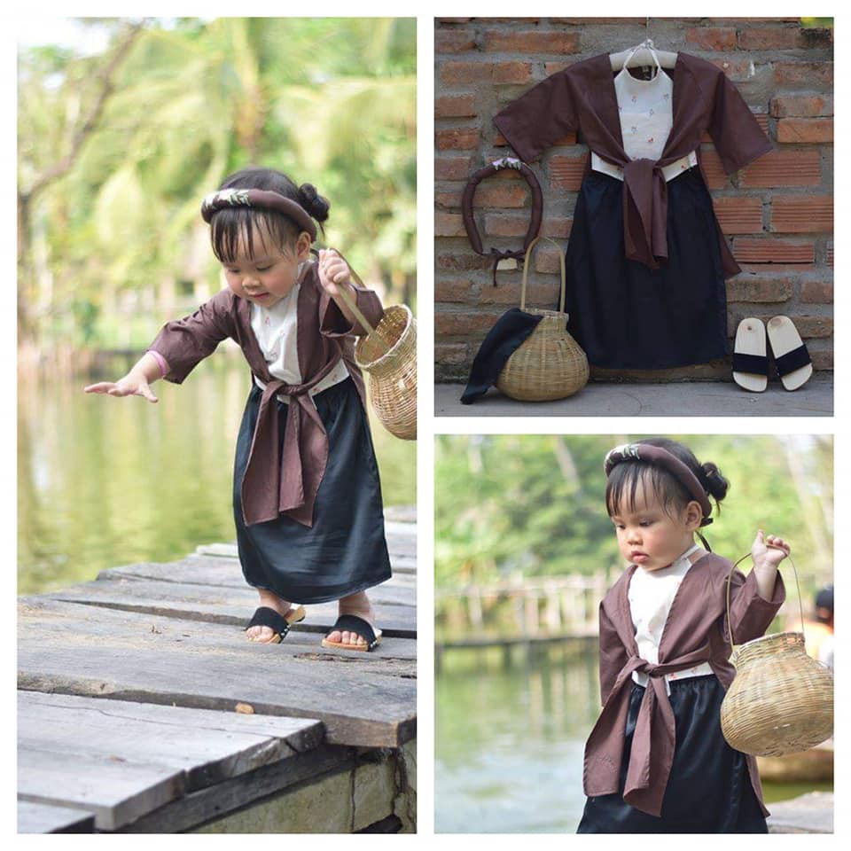 Bộ tứ thân - Yếm đào Bé gái