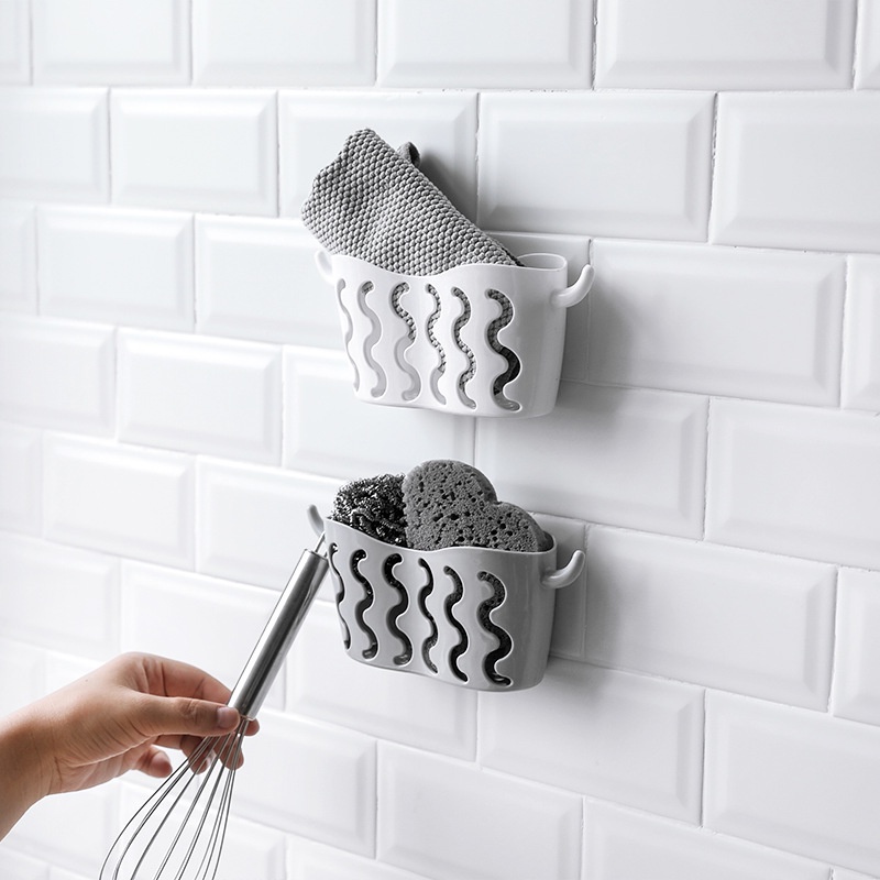 Giỏ đựng mút rửa chén gắn vòi nước tiện dụng cho nhà bếp