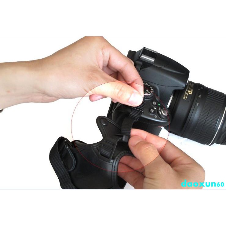 Máy Ảnh Canon 100d 600d 700d 800d Nikon D3200 D5300 D7000 Dslr Wrist Se208