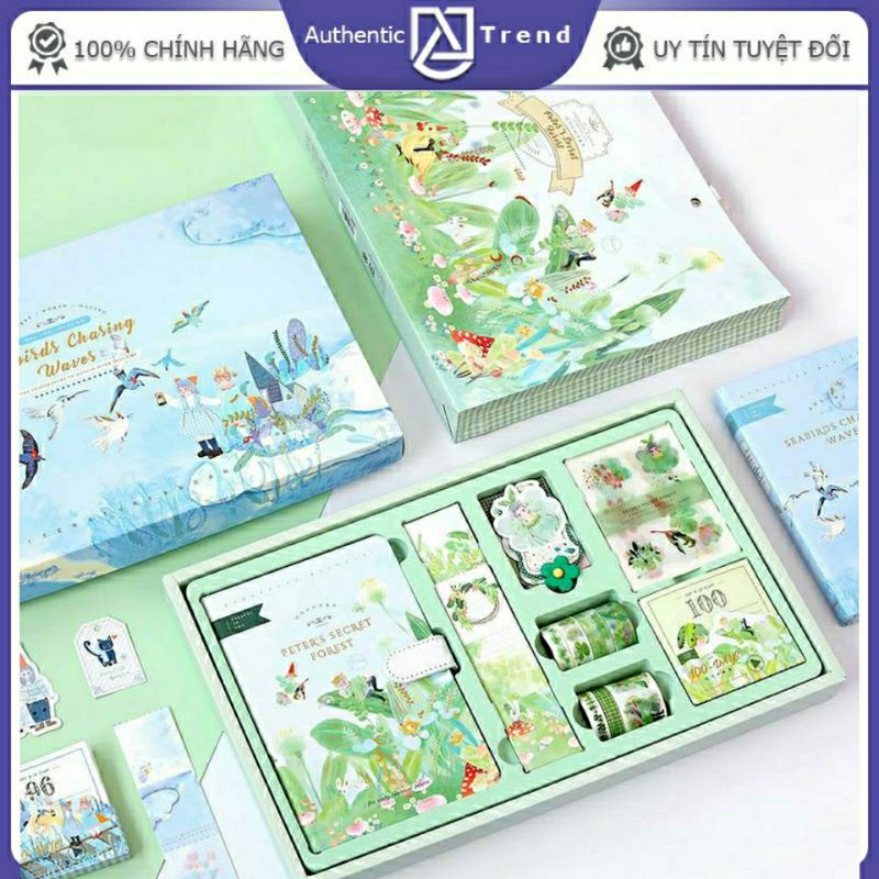Trọn bộ sổ tay, nhật kí Xứ sở tinh linh huyền diệu SIMNO, bộ quà tặng đẹp lung linh, nhật ký | BigBuy360 - bigbuy360.vn