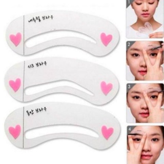 Set 3 Khuôn Kẻ Chân Mày Mini Brow Class