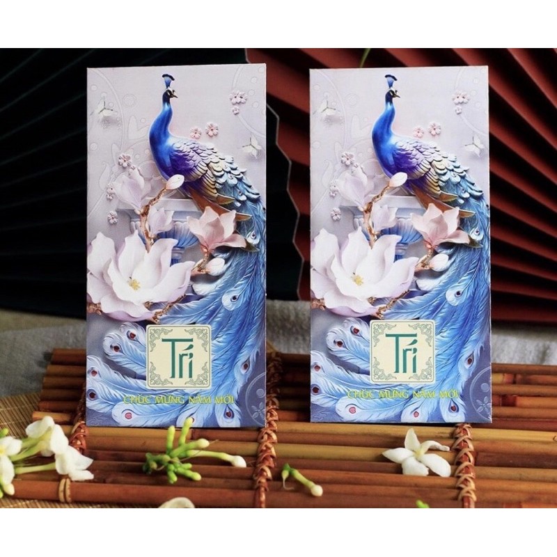 Bao lì xì Công xanh