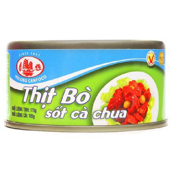 Thịt Bò Sốt Cà Hạ Long Canfoco Hộp 175G