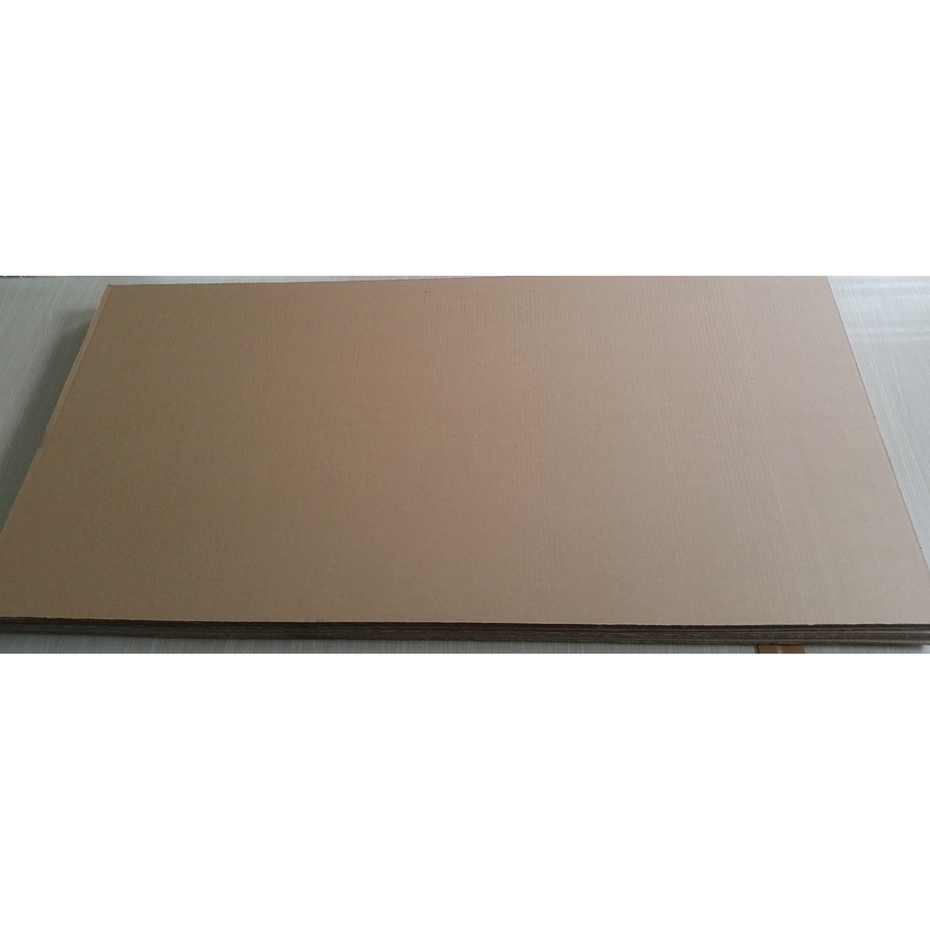 Khổ 50x100cm Combo 10 tấm giấy carton các-tông 3 lớp dày 3mm làm mô hình, đóng thùng, trang trí ( VA124x5 ) - Luân Air
