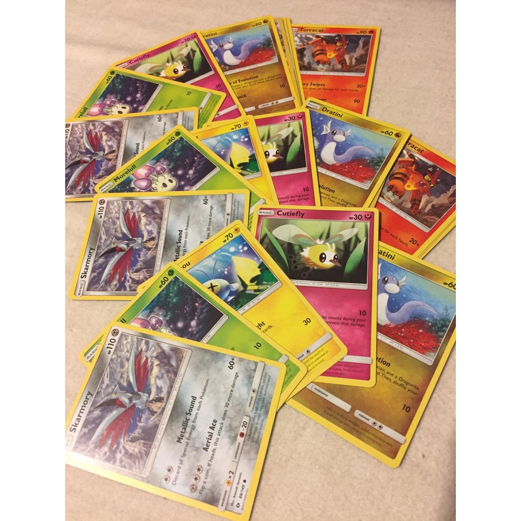 Bộ thẻ bài đồ chơi Pokemon Sun＆Moon bằng tiếng anh