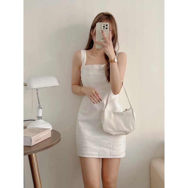 Váy 2 dây cánh tiên bản to nhiều màu