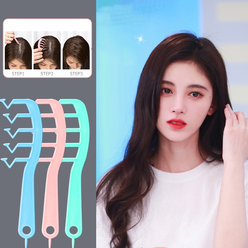 [Hàng mới về] Lược chữ Z chải tóc tạo kiểu thời trang phong cách Hàn Quốc tùy chọn màu sắc