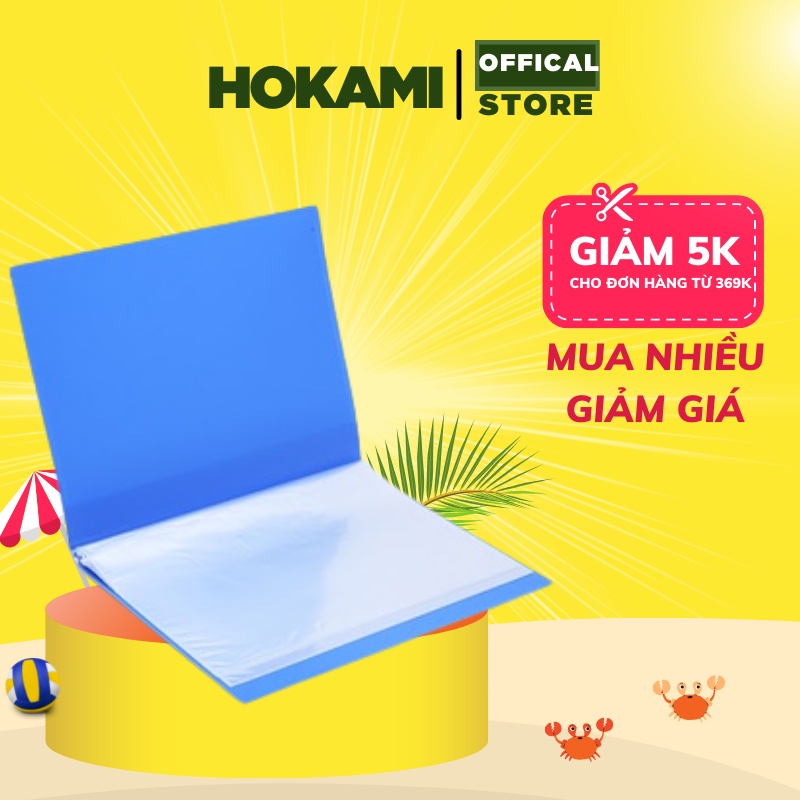 File lá đựng hồ sơ 20-30-40-60 lá - File đựng tài liệu A4 siêu rẻ , tiện lợi - văn phòng phẩm - HOKAMI STORE