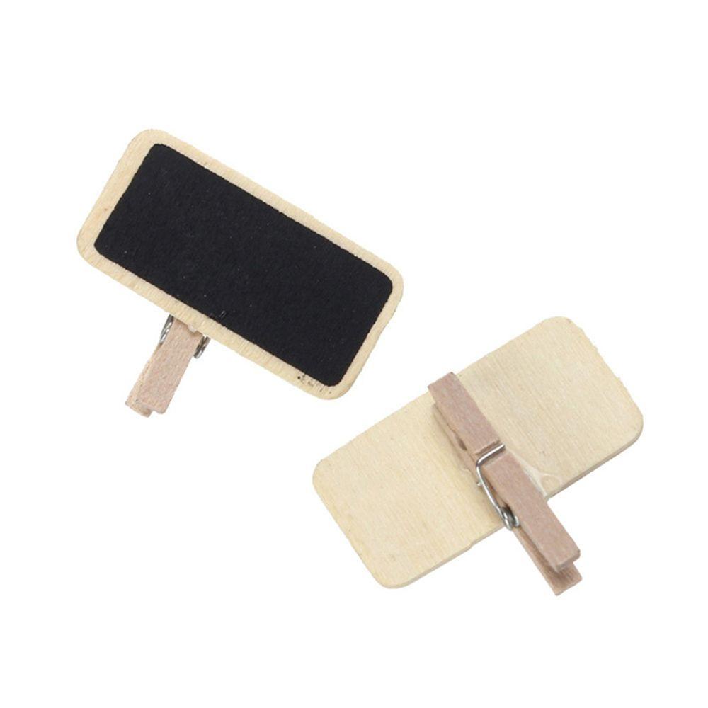 Giá Đỡ Bảng Đen Ghi Chú Mini Hình Chữ Nhật Dùng Trang Trí Đám Cưới