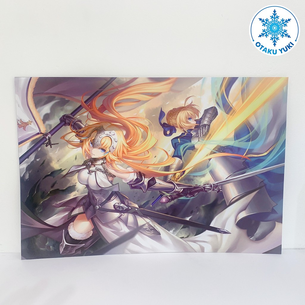 [8 Tờ] Poster Khổ A3 Anime Fate/Grand Order