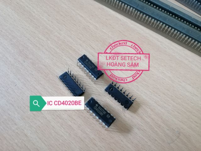 IC số CD4020 CD4020BE chân cắm DIP16