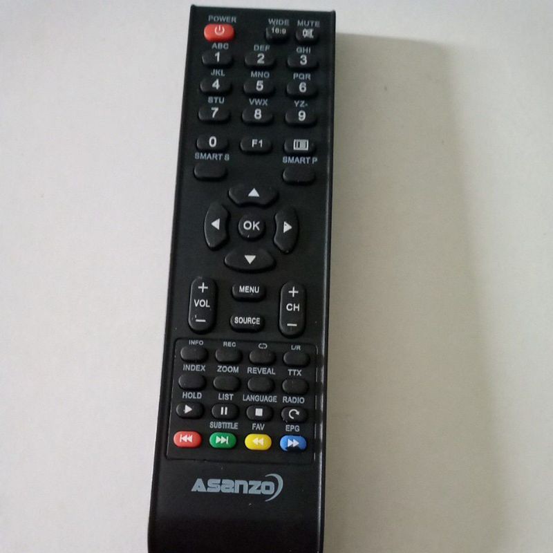 remote điều khiển tivi Asanzo ( có nút smart)