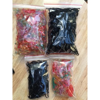 500GR_THUN CỘT TÓC ĐEN BẢNG VỪA