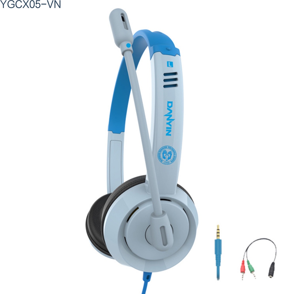 Tai Nghe Chụp Tai Có Dây Chống Ồn Có Mic Điều Chỉnh Âm Lượng Dành Cho Học Tập Trực Tuyến | BigBuy360 - bigbuy360.vn