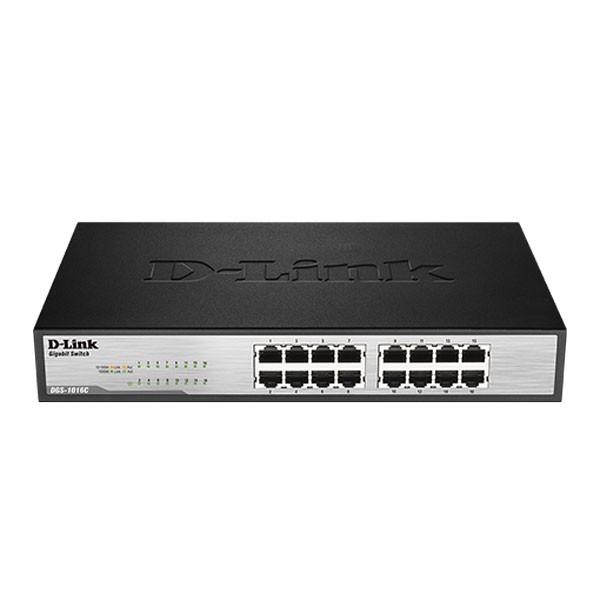 Hub 16 PORT D-LINK DGS-1016C Đen bạc