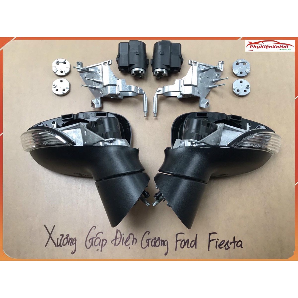 Độ gập gương điện Fiesta, mô tơ Fiesta, khung xương Fiesta, Độ gập gương Fiesta