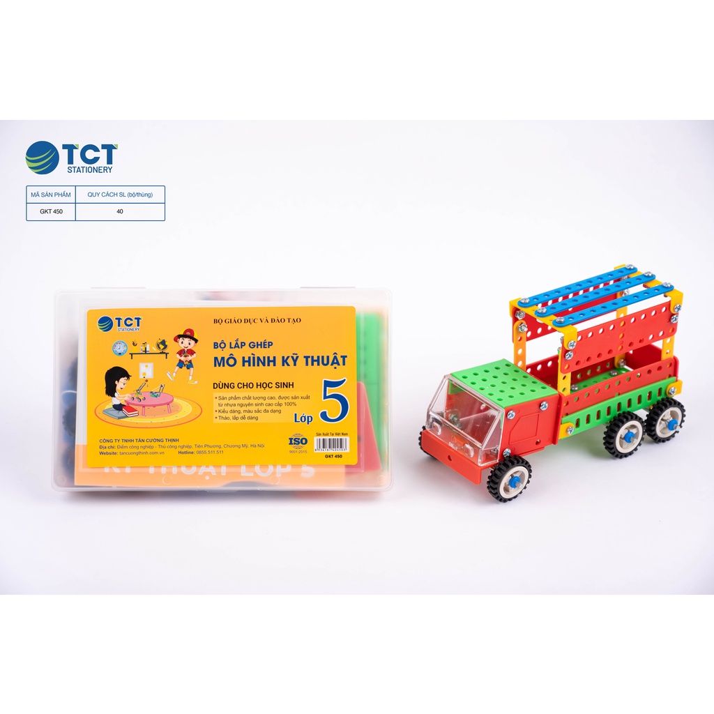 Bộ lắp ghép mô hình kỹ thuật lớp 4, lớp 5