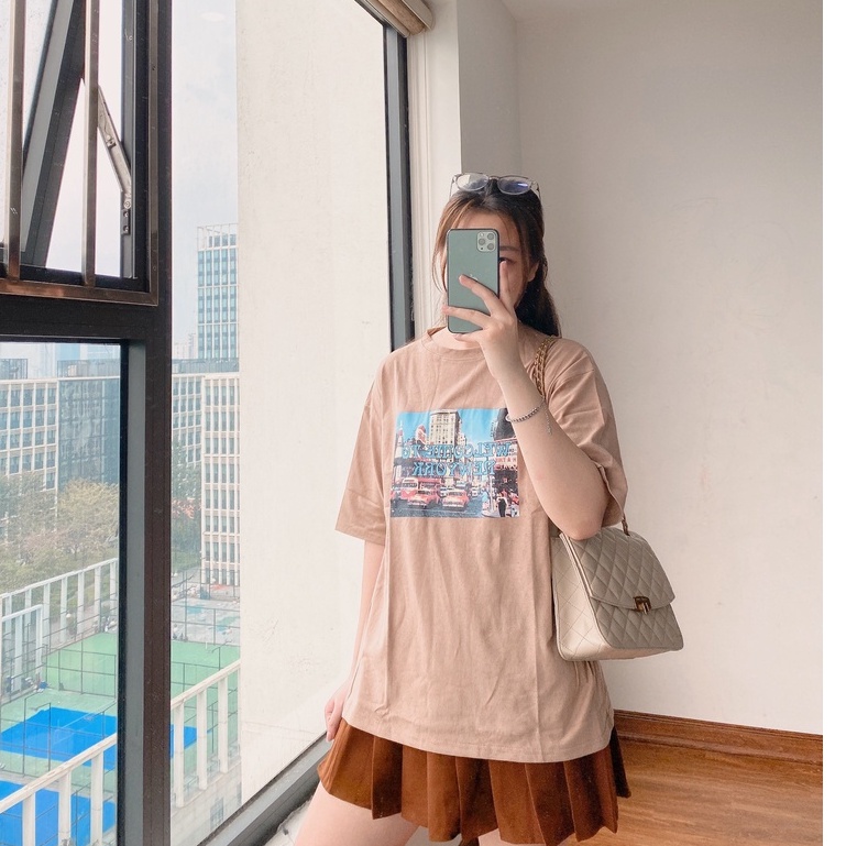 Áo Thun 3158 Welcome NY PEONYB Unisex [FREESHIP]  Phông form rộng tay lỡ in hình vintage, pull hàn quốc Ulzzang