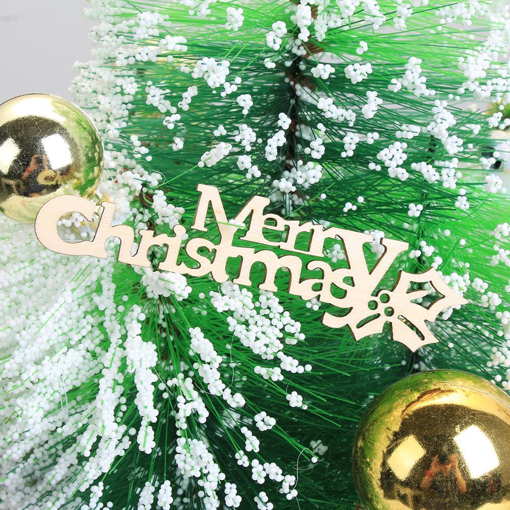 Set 10 Miếng Gỗ Có Chữ Merry Christmas Dùng Để Trang Trí Giáng Sinh Đa Năng Tiện Dụng