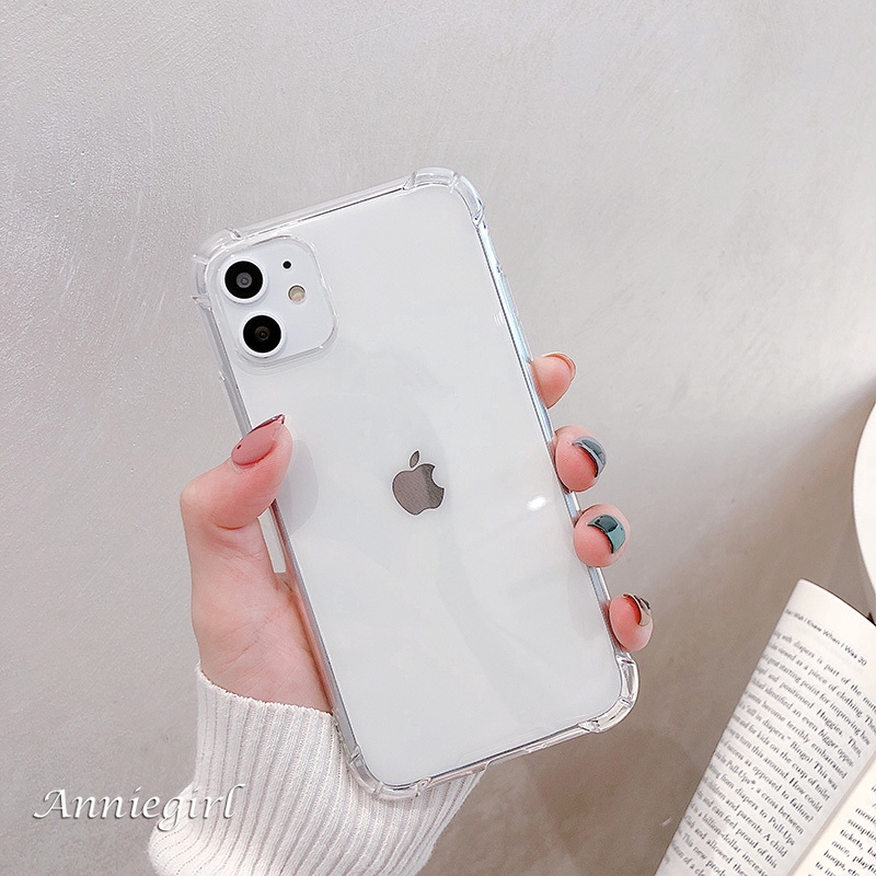 Ốp điện thoại TPU mềm trong suốt bảo vệ toàn diện 4 góc cho IPhone 11 Pro Max 6s 7 8 Plus XS Max XR | BigBuy360 - bigbuy360.vn