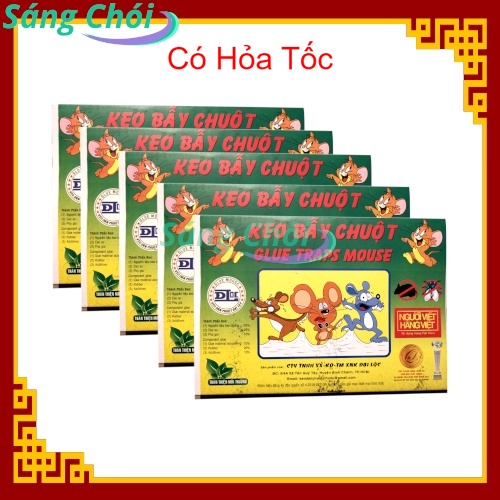 5 Miếng Keo Dính Chuột Keo Dán Chuột Keo Bẫy Chuột Keo Diệt Chuột - 5 Sheets Glue Mouse Trap - Sáng Chói