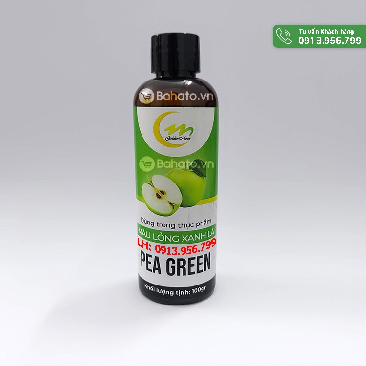 Màu nước thực phẩm xanh lá 100g