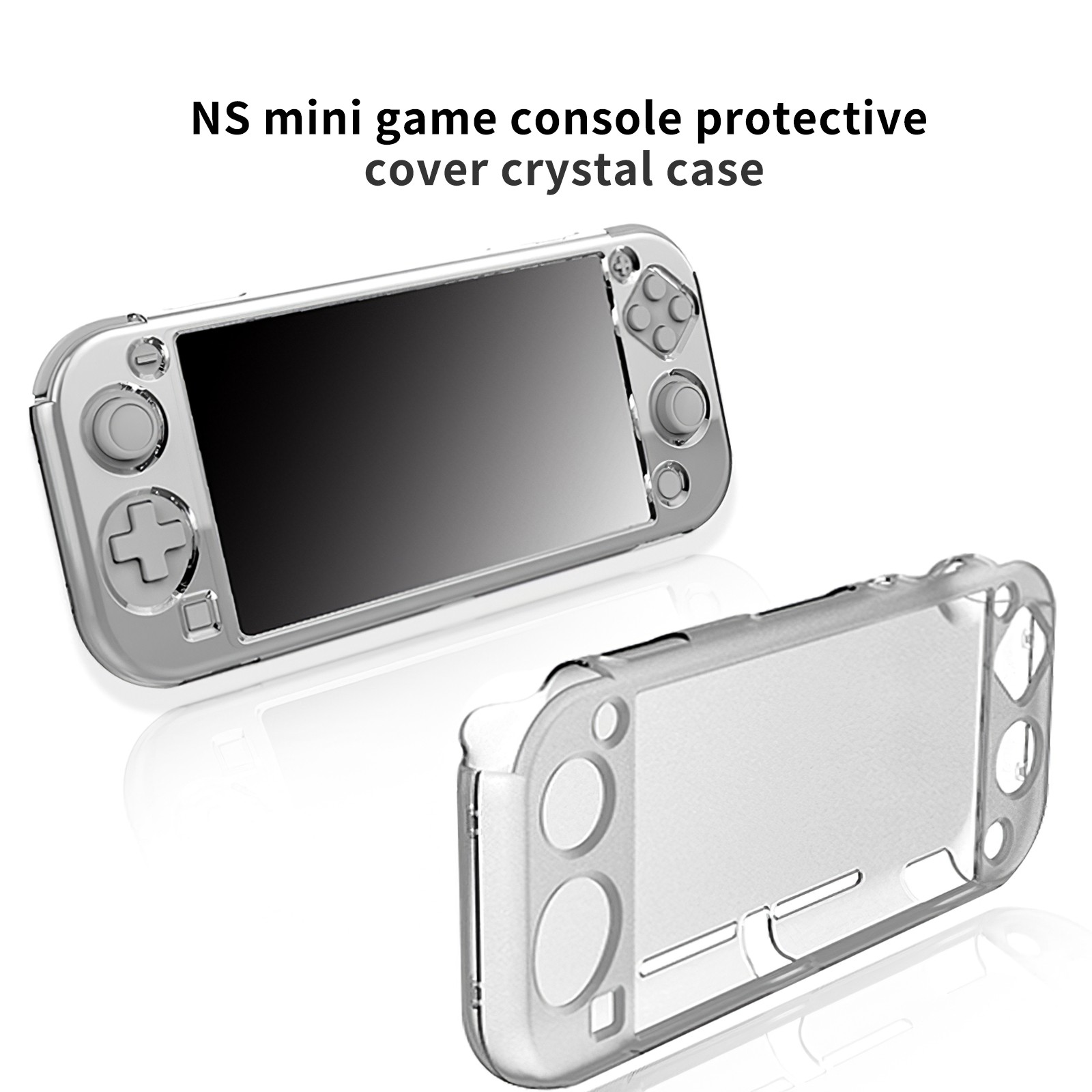 IN STOCK For Lite Transparent Protective Console Crystal Case PC Gamepad Shell For Switch