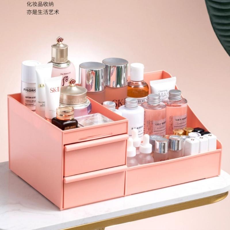 Kệ đựng mỹ phẩm hộp để đồ trang điểm mĩ phẩm, tủ mini có khay ngăn kéo nhiều ngăn tiện lợi