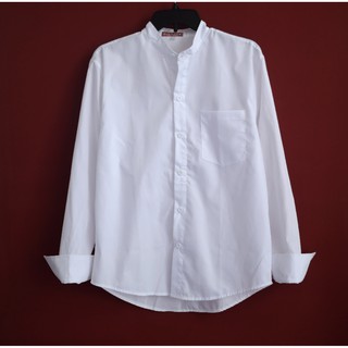 Sơ mi Cổ trụ Style Hàn Quốc Unisex