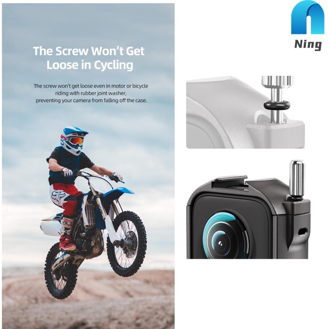 Khung Mở Rộng Bảo Vệ Máy Ảnh Bằng Hợp Kim Nhôm Cho Insta360 X3