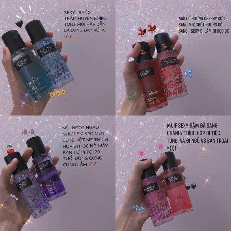 SET BODY MIST VICTORIA SECRER , XỊT THƠM BODY | BigBuy360 - bigbuy360.vn