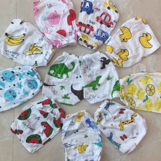 Quần chục cotton giấy/combo 10c quần giấy cho bé từ 4-17kg (hàng loại 1)