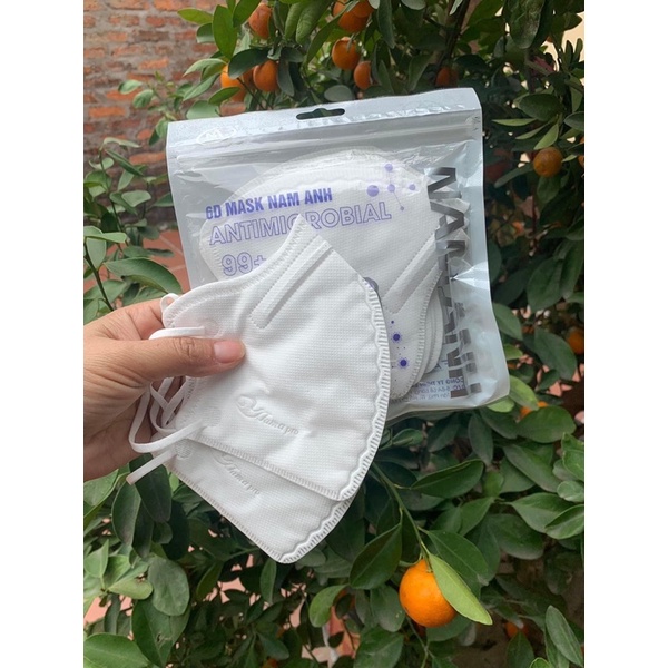 Túi 5 cái khẩu trang 6d Famapro/khẩu trang 6d kháng khuẩn