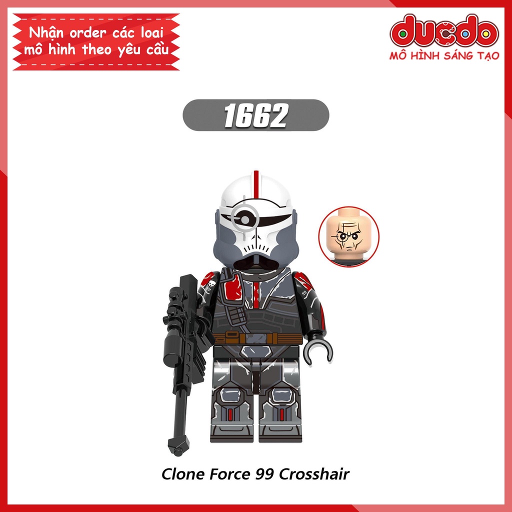 Minifigures nhân vật Star Wars Chiến tranh giữa các vì sao - Đồ chơi Lắp ghép Xếp hình Mô hình Mini XINH X0307