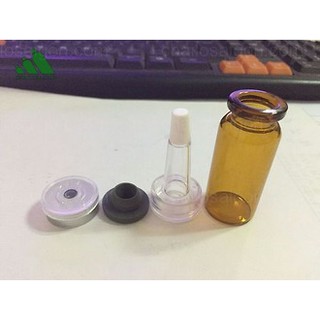 10 lọ chiết tế bào gốc 10ml bộ 3 nắp, lọ chiết serum mỹ phẩm, chai lọ chiết mỹ phẩm