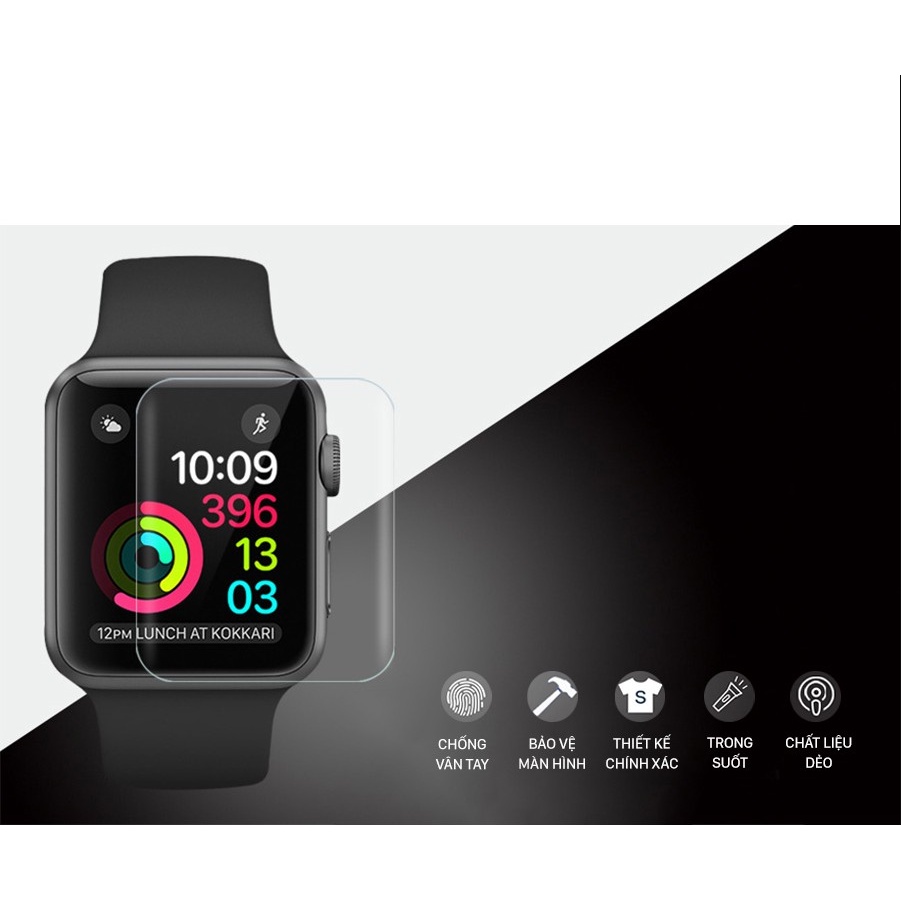 Táo Xanh Phụ Kiện - Miếng dán PPF màn hình dành cho Apple Watch Series 38/40/42/44mm