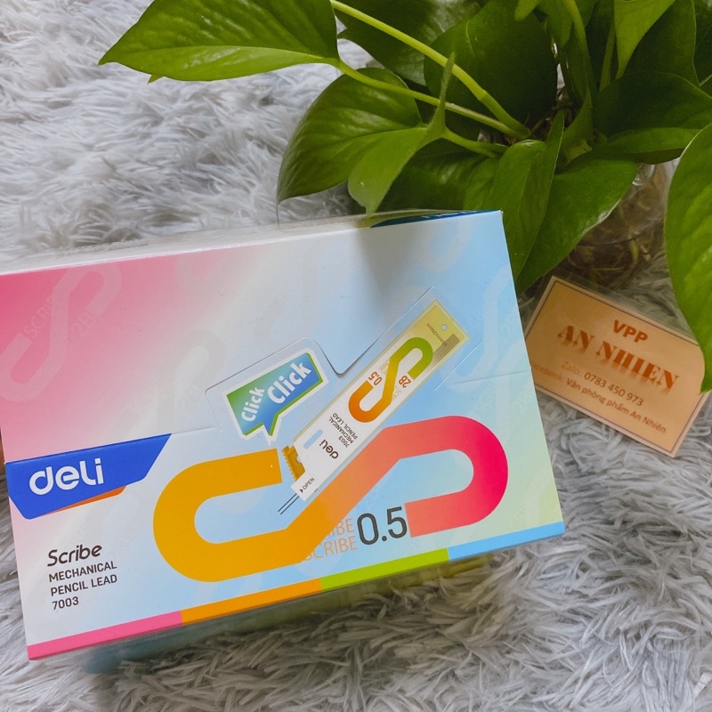 Ruột Bút Chì Bấm 2B 0.5mm 7003 - Deli